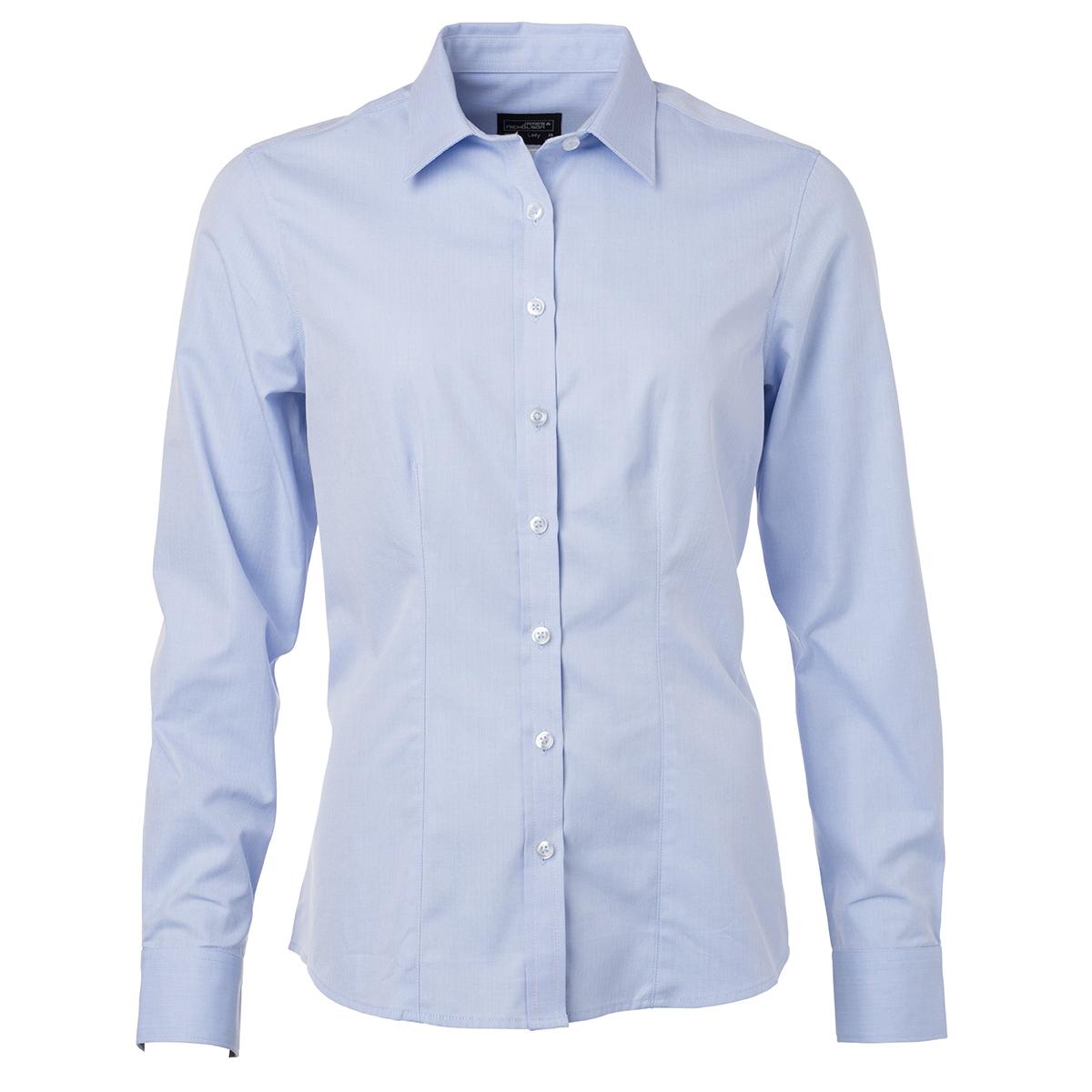 JN689-BASE-0-1200-0 CAMICIA DONNA JAMES&NICHOLSON MANICHE LUNGHE CLASSIC FIT - immagine 1