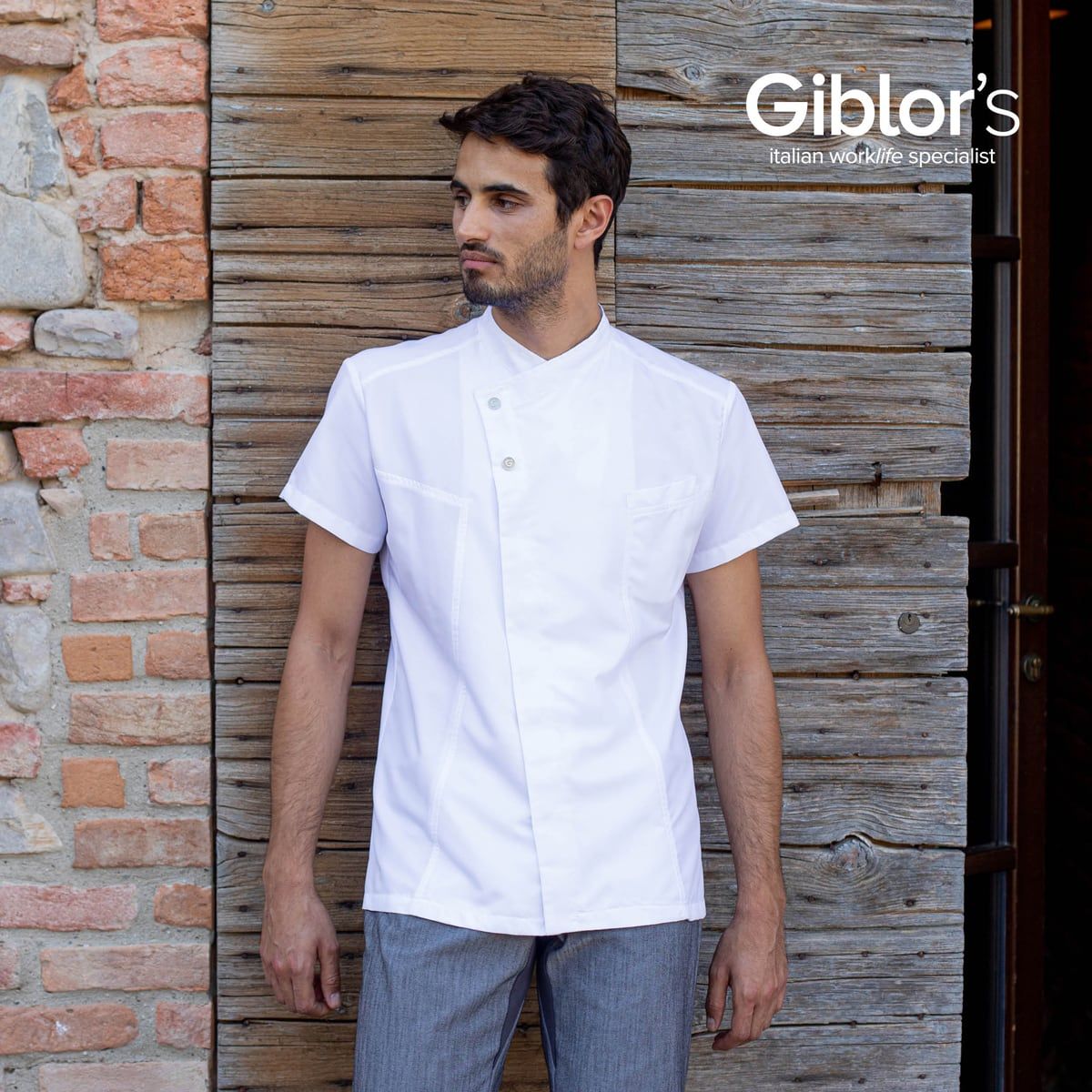 giblor_s-20p02k217-giacca-harry-bianco Giacca Cuoco Harry - immagine 1
