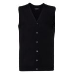 GILET UOMO SCOLLO A V BOTTONI RUSSELL - immagine 3