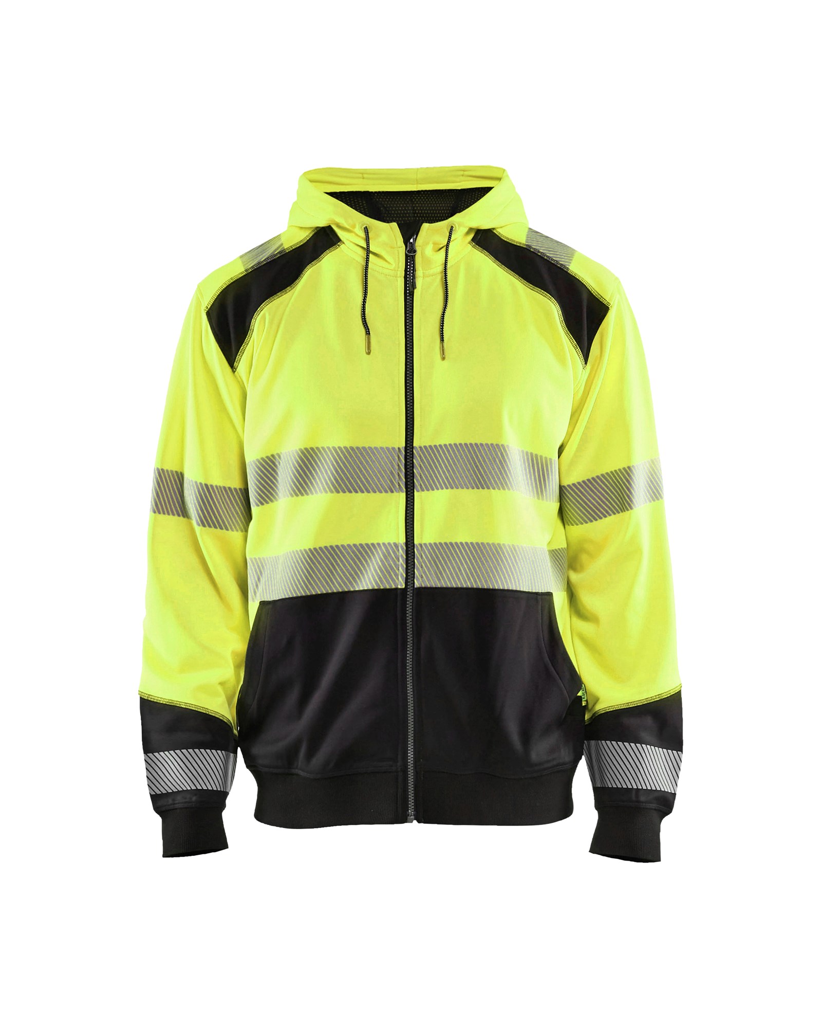 4ed751a8-fb5d-4a55-87d7-3fb499c901b8 (1) Felpa Con Cappuccio full Zip High Vis Blaklader 3546 - immagine 1