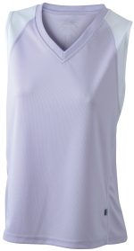 T-SHIRT LADIES' RUNNING TANK JAMES&NICHOLSON - immagine 2