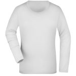 T-SHIRT JAMES&NICHOLSON DONNA MANICHE LUNGHE SCOLLO TONDO - immagine 2
