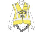 Giubbetto HI-VIZ per imbracature NEWTON - immagine 3