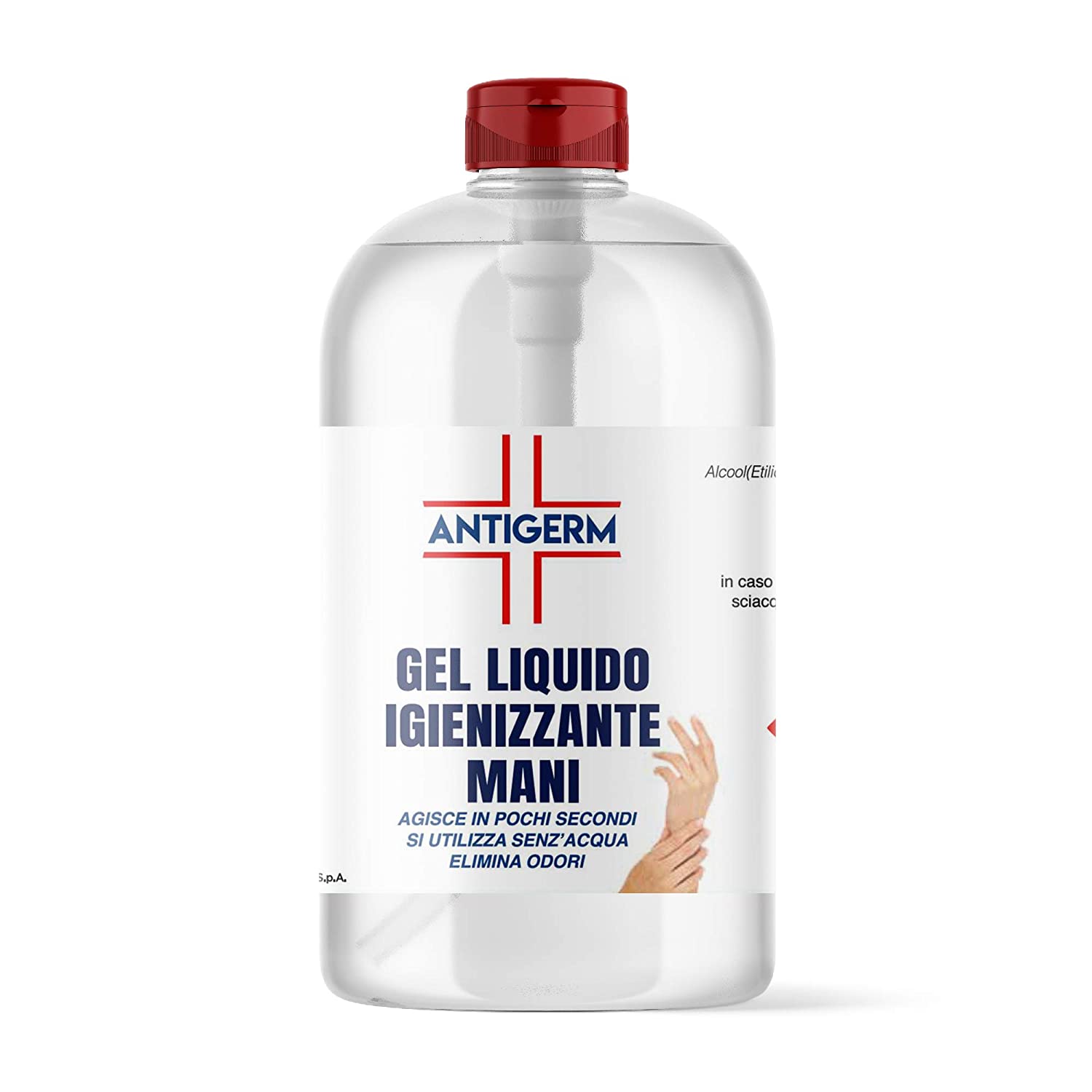 antigerm GEL IGIENIZZANTE MANI FORMATO DA 1000ML ANTIGERM - immagine 1