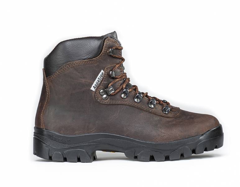 14702268389231_Rock SCARPONE DA TREKKING IN PELLE PIENO FIORE TREEMME 9231 TESTA DI MORO TAGLIE 38-47 - immagine 1