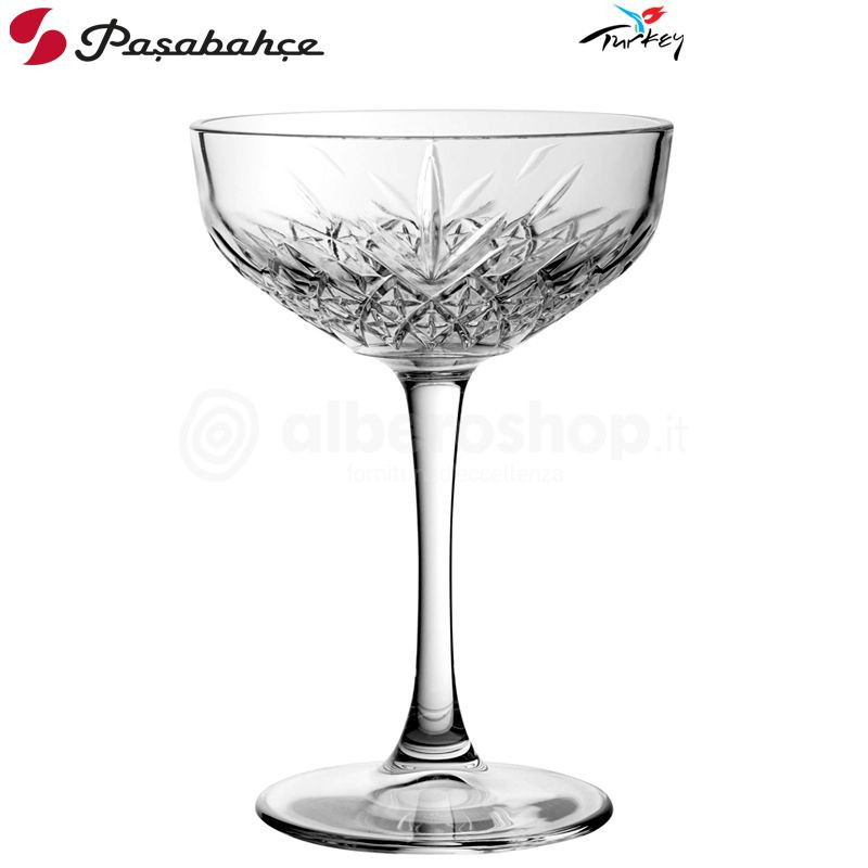 440236 Pasabahce Timeless Coppa Champagne 27 cl Set 4 Pz - immagine 1