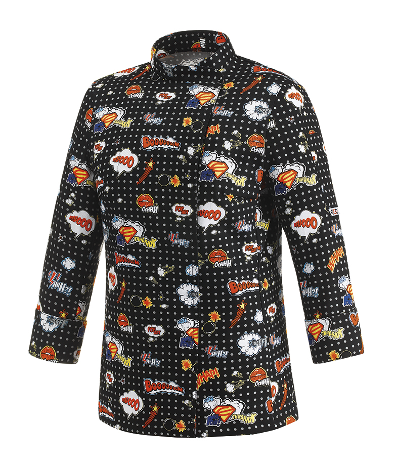 1002143A WOMAN POP ART Giacca Chef Woman Pop Art EgoChef - immagine 1