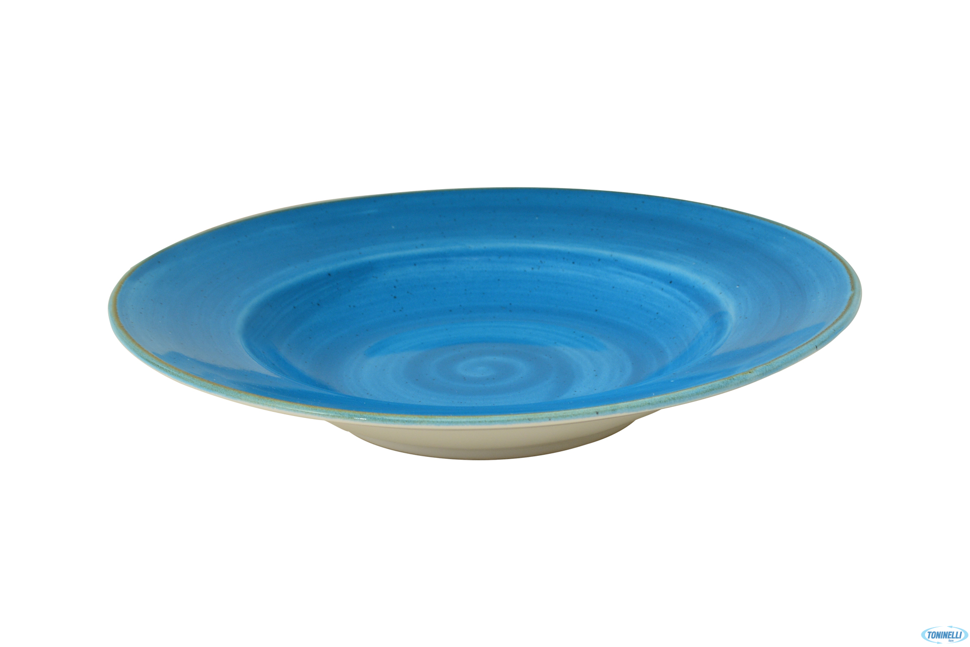 JAVA-AQUA-BLU-PASTA-BOWL-CM-25-01020AB_7978_PRTG PASTABOWL JAVA CM 25 INTERNO CM SANGO PORCELLANA VETRIFICATA DECORATA A MANO ACQUISTO MULTIPLI 4 PEZZI - immagine 1