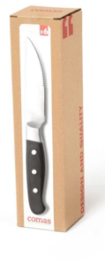 Coltello Steak Lama Seghettata Aconcagua Black 7445 - immagine 3