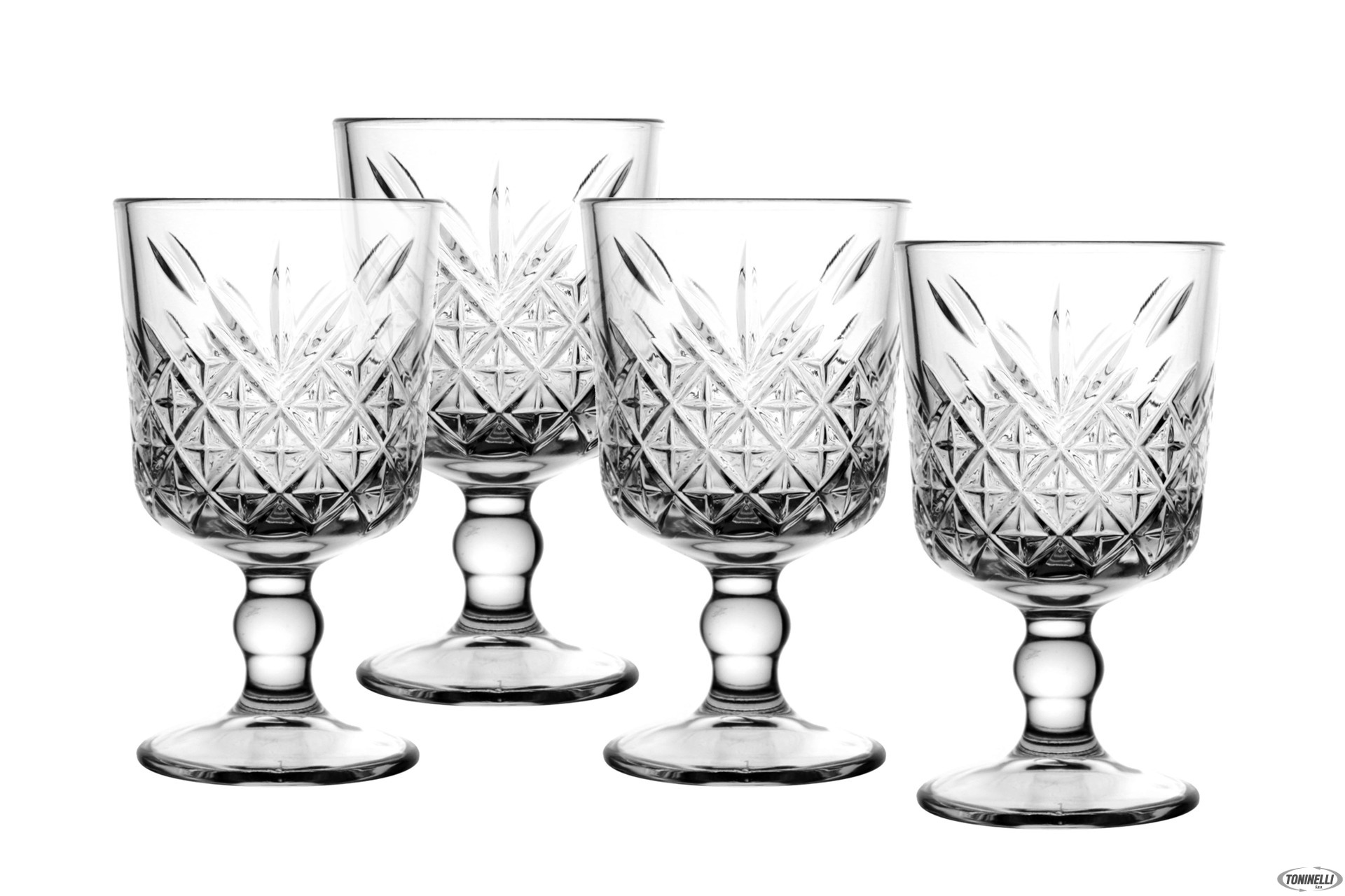 TIMELESS-CF.4-CALICI-MANGIAEBEVI-CL-32-51648_2911_ZOXG Pasabahce Timeless - Confezione 4 Calici Vino Cl.32 - immagine 1