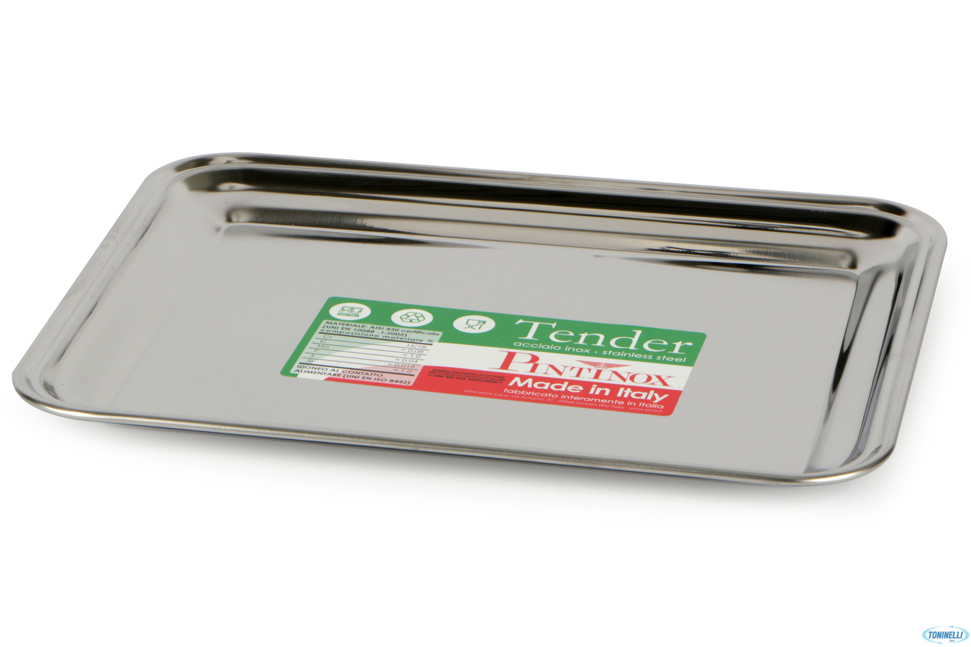 TENDER-VASSOIO-RETTANGOLARE-CM-25X20-53827225_3092100_IQQG Tender-Vassoio Rettangolare Pintinox - immagine 1