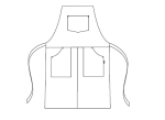 Grembiule Con Pettorina TABERNAS 74X80 CM Gary's - immagine 2