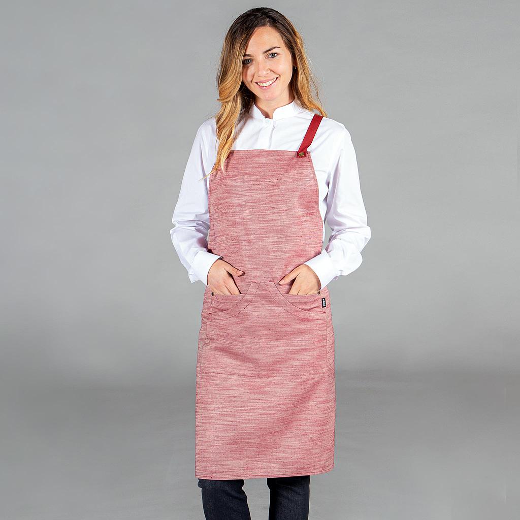 158700-112-UD Grembiule Con Pettorina Twill Rustica Gary's - immagine 1