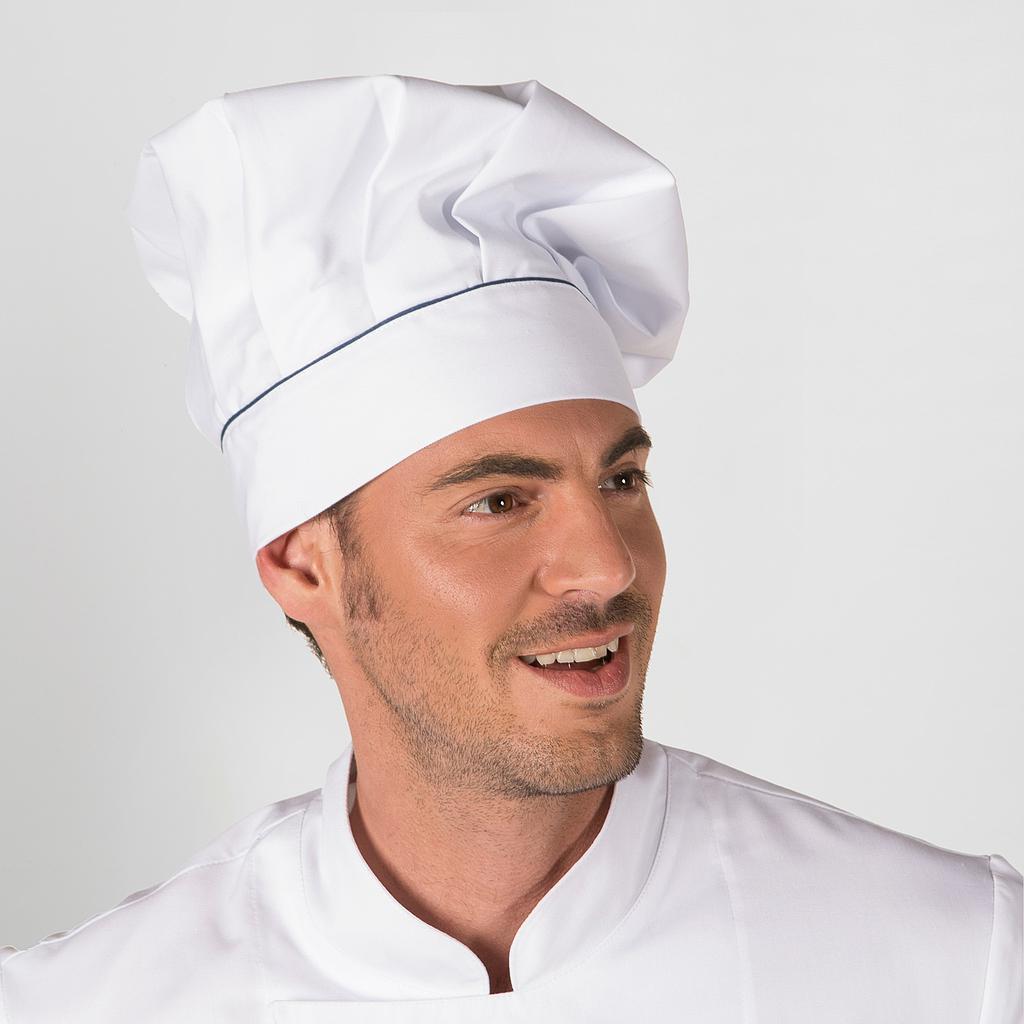 448600-104-UD Cappello Chef Con Bordino Colorato Gary's - immagine 1