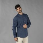 Camicia Uomo Colletto Alla Coreana Tiwi Gary's - immagine 3