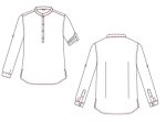 Camicia Uomo Colletto Alla Coreana Tiwi Gary's - immagine 9