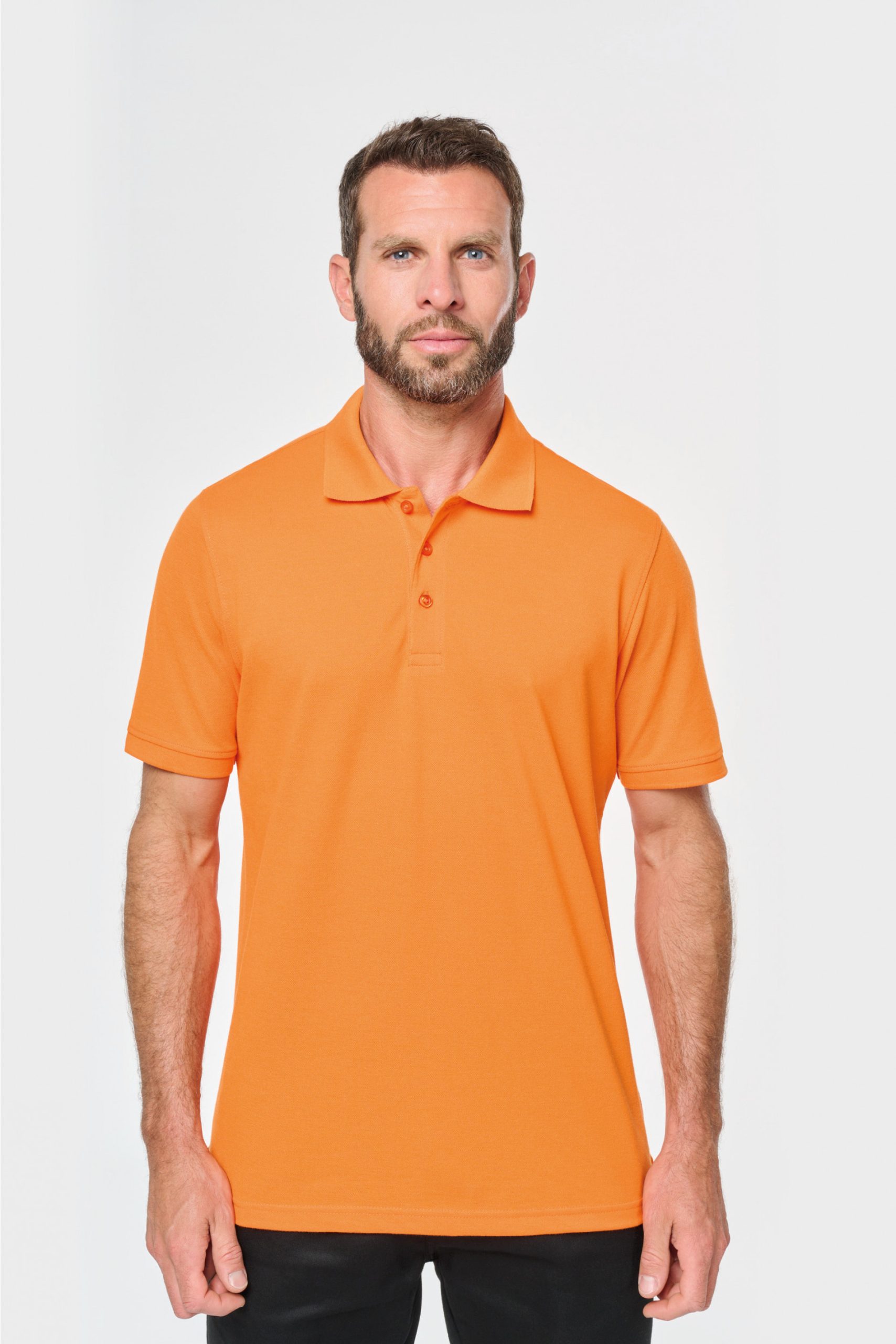 WK274-01_2024 (1) Polo Uomo Antibatterica Maniche Corte WK Designed To Work - immagine 1