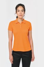 Polo Donna Con Trattamento Antibatterico  Maniche Corte