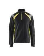 Felpa con mezza zip - immagine 2