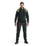 Felpa con mezza zip - immagine 6