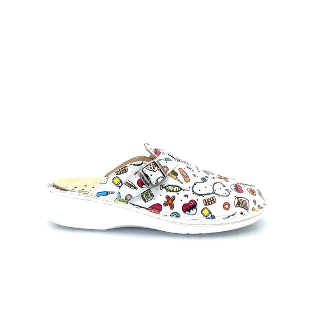23514 Ciabatte Ecosanit Apiro Forato Doctor Multicolor - immagine 1